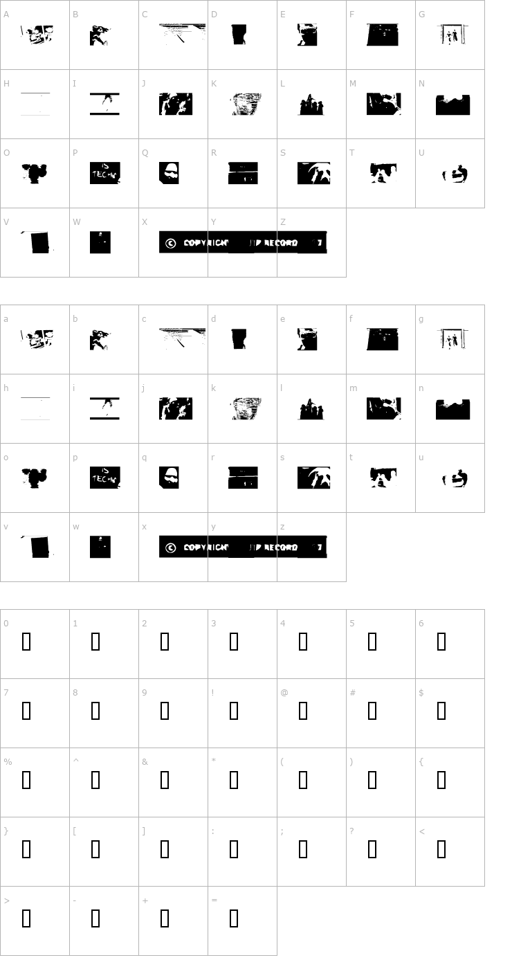 Character Map Come To Fonty Font