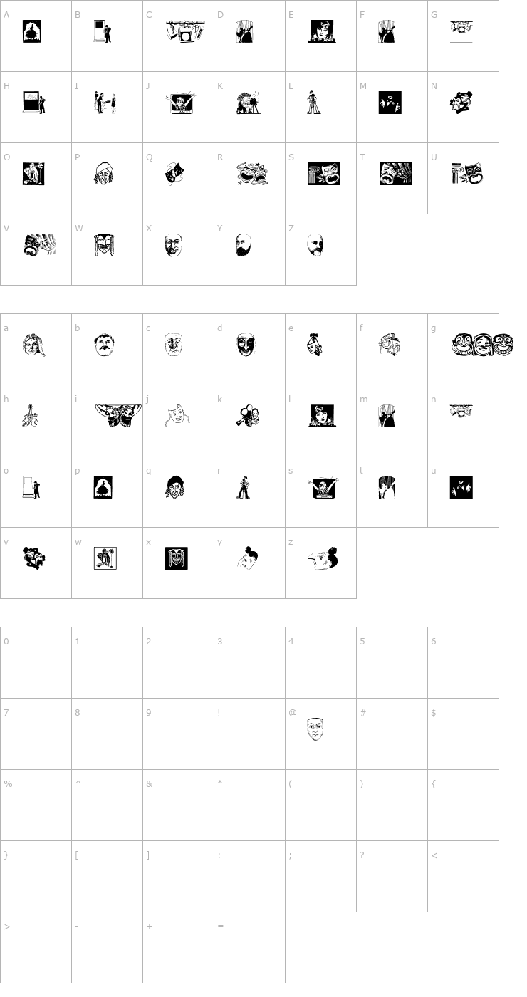 Character Map Drama And Co Font