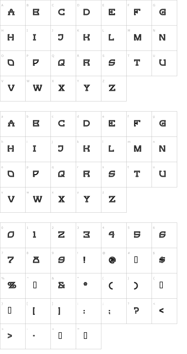 Character Map GingerPeachy Font