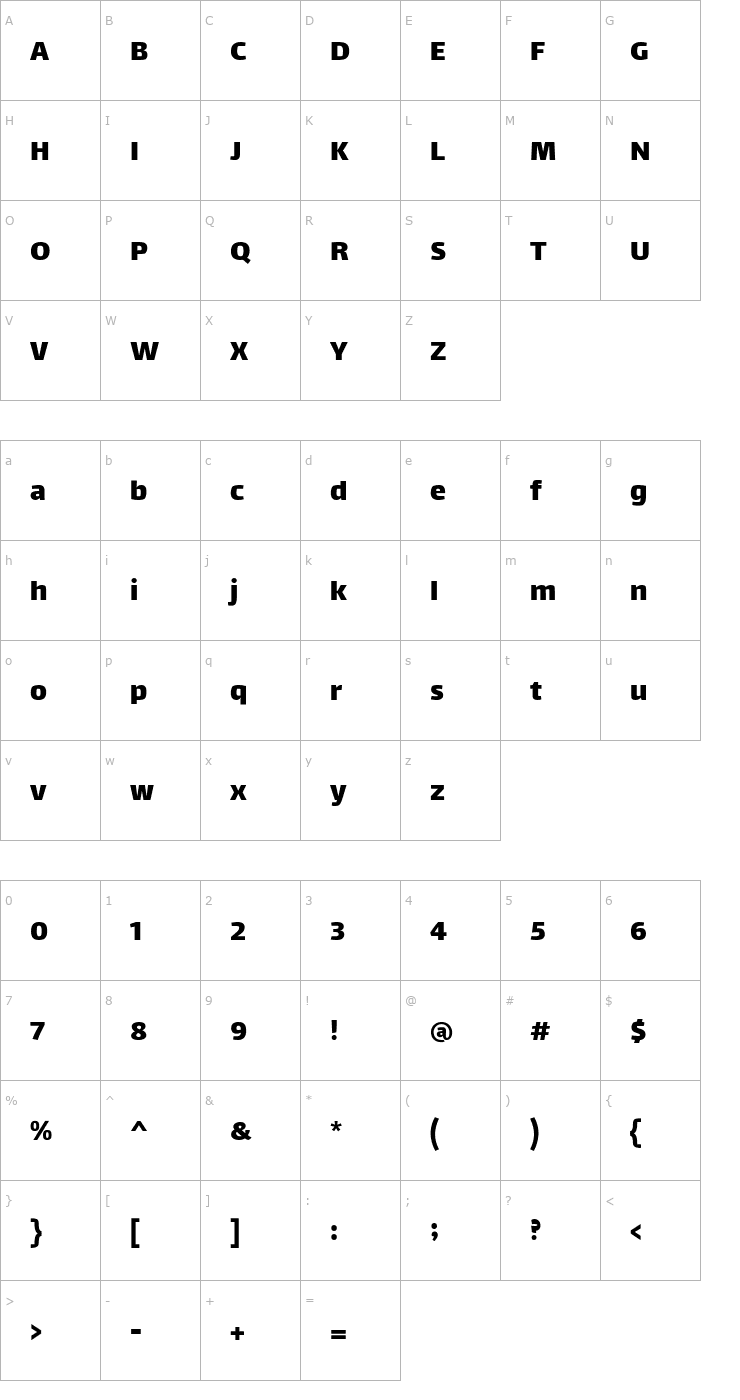 Character Map Lalezar Font