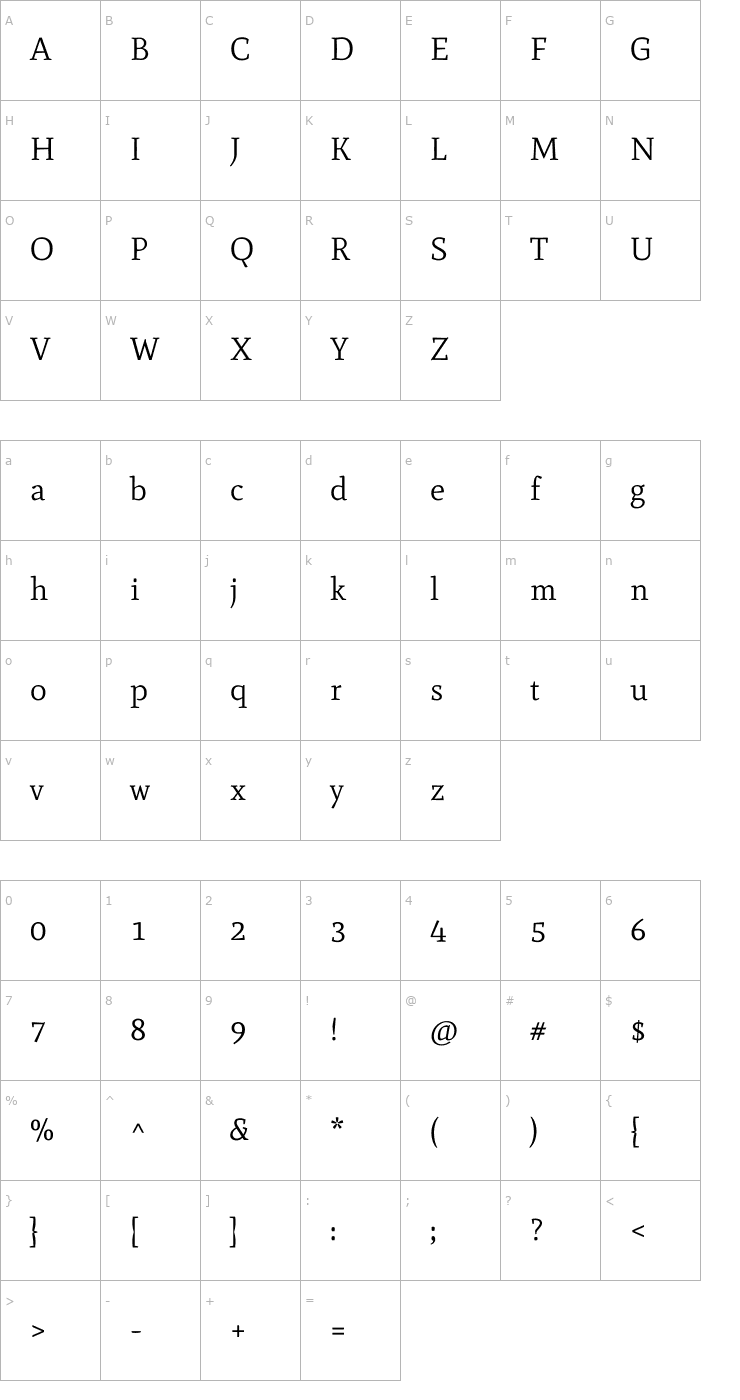 Character Map Mate Font