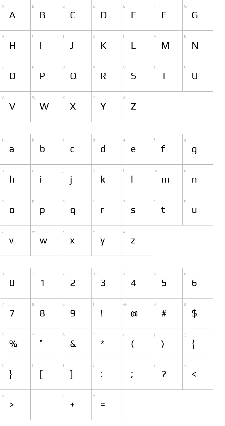 Character Map Play Font