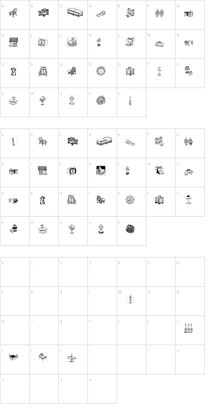 Character Map The Ikea Uniform Font