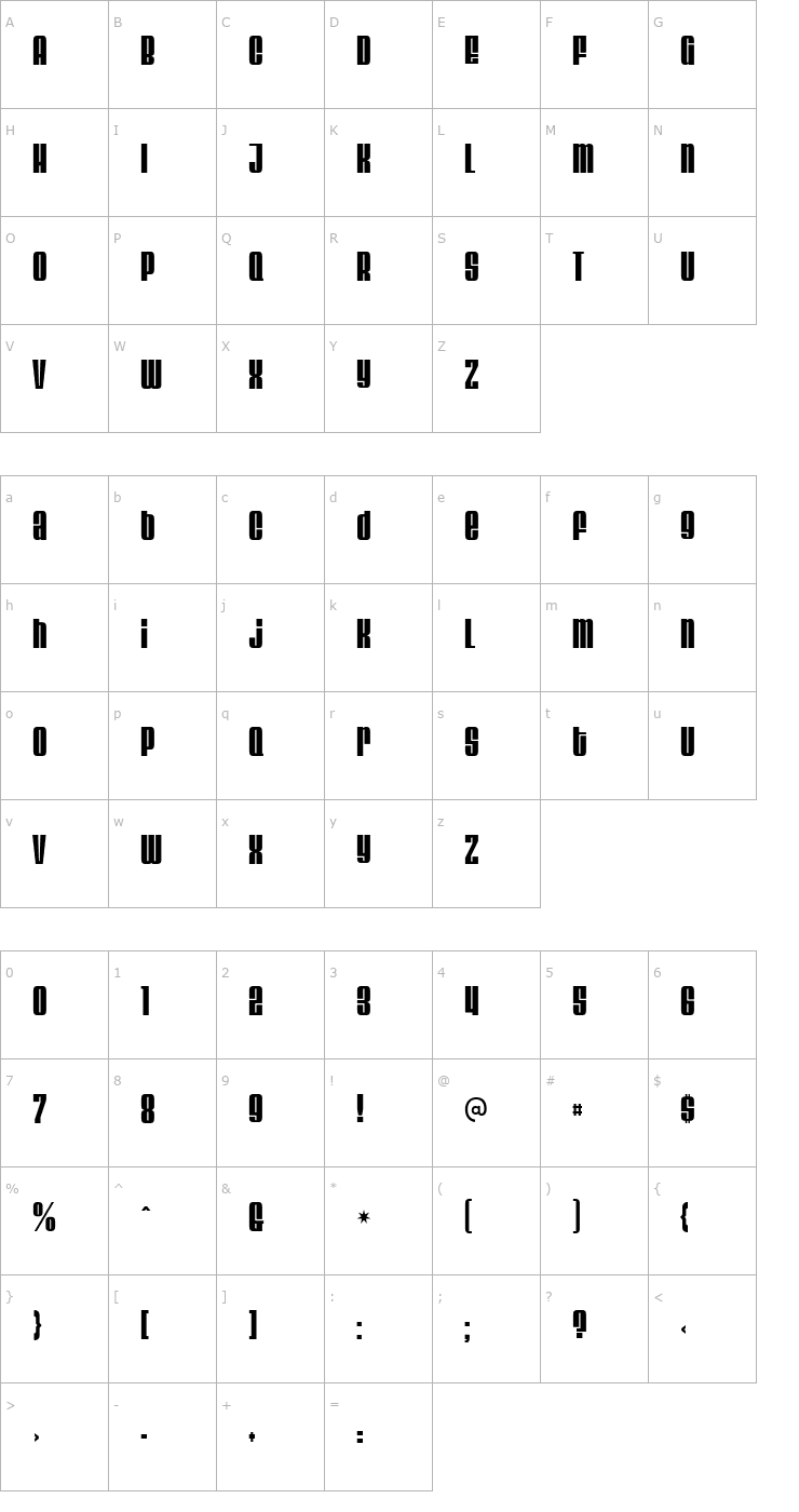 Character Map Velvenda Cooler Font