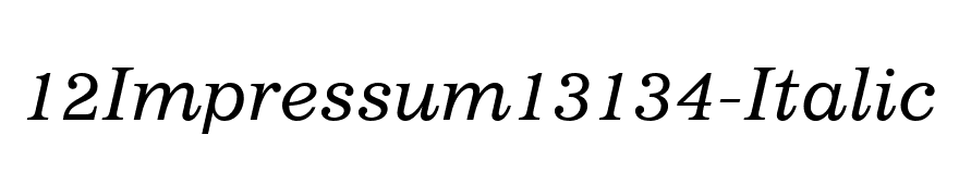 12Impressum13134-Italic