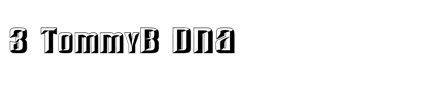 3 TommyB DNA