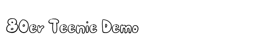 80er Teenie Demo