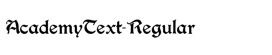 AcademyText-Regular