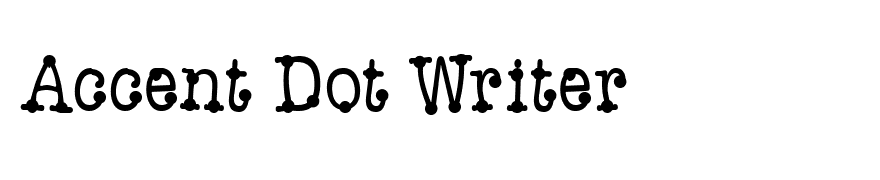 Accent Dot Writer