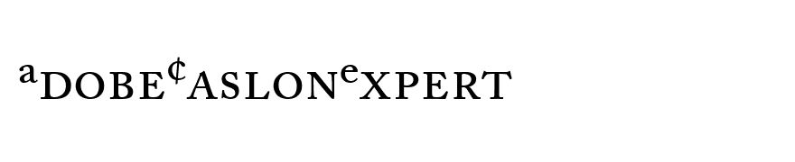 AdobeCaslonExpert