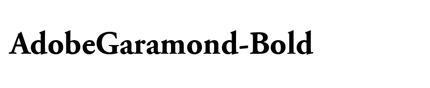 AdobeGaramond-Bold