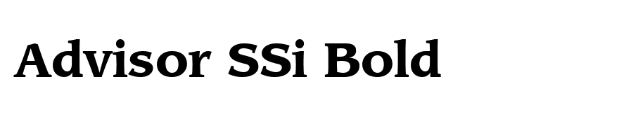 Advisor SSi Bold