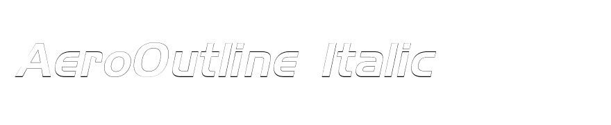 AeroOutline Italic