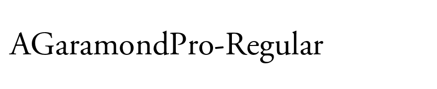 AGaramondPro-Regular