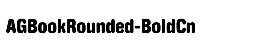 AGBookRounded-BoldCn