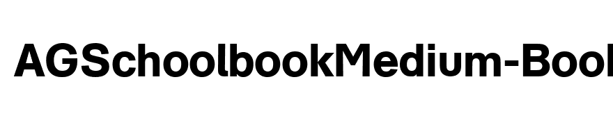 AGSchoolbookMedium-Book