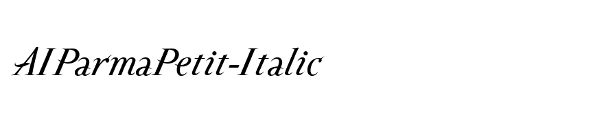 AIParmaPetit-Italic