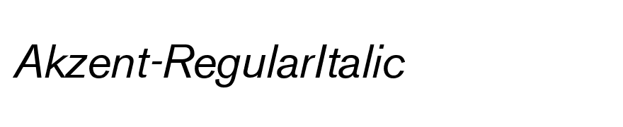 Akzent-RegularItalic