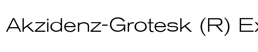 Akzidenz-Grotesk (R) Extended Light