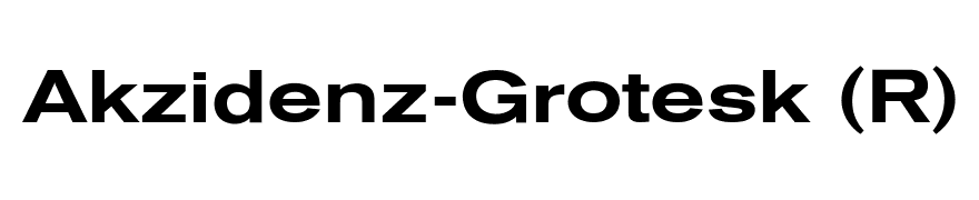 Akzidenz-Grotesk (R) Extended Medium