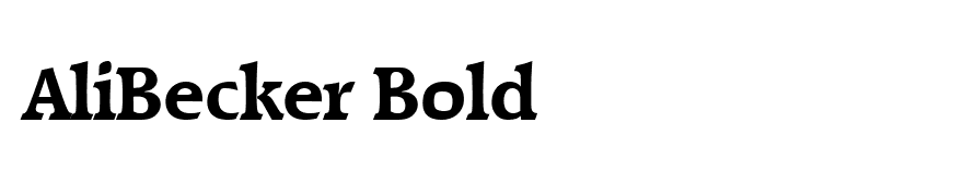 AliBecker Bold