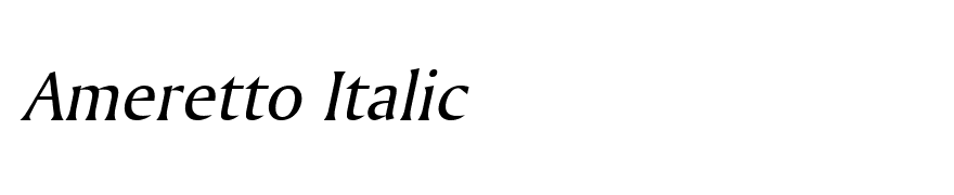 Ameretto Italic