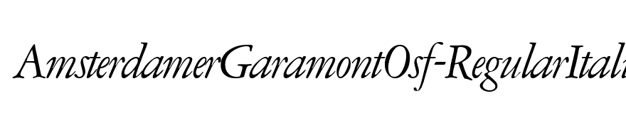 AmsterdamerGaramontOsf-RegularItalic