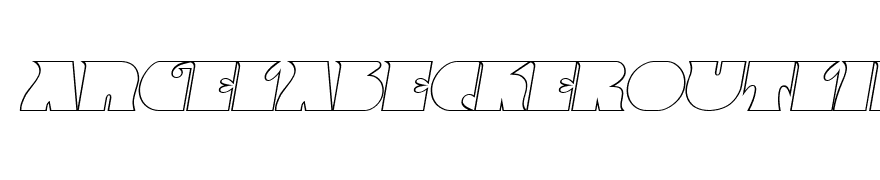 AngelaBeckerOutline Bold Italic