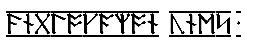 AngloSaxon Runes 1