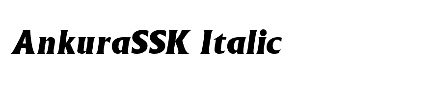 AnkuraSSK Italic