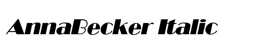 AnnaBecker Italic