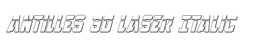 Antilles 3D Laser Italic