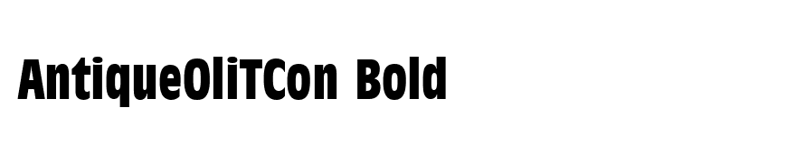 AntiqueOliTCon Bold