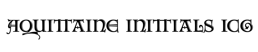 Aquitaine Initials ICG Alt