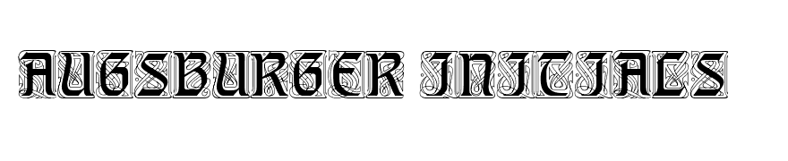 Augsburger Initials