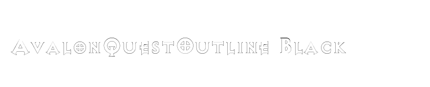 AvalonQuestOutline Black