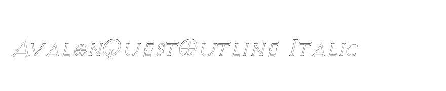 AvalonQuestOutline Italic