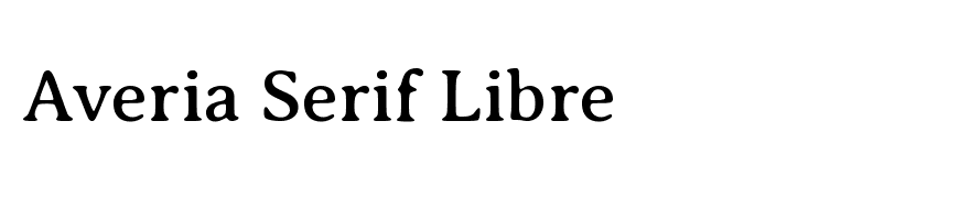 Averia Serif Libre