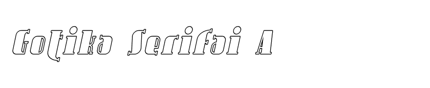 Avondale Outline Italic