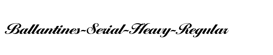 Ballantines-Serial-Heavy-Regular