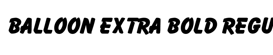 Balloon Extra Bold Regular