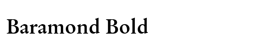 Baramond Bold