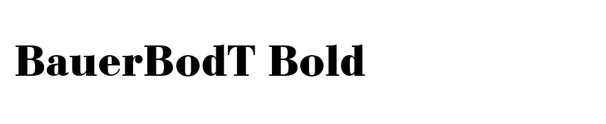 BauerBodT Bold