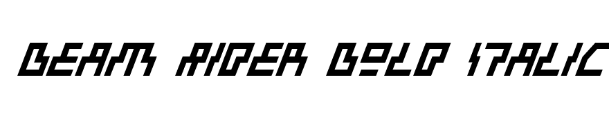 Beam Rider Bold Italic