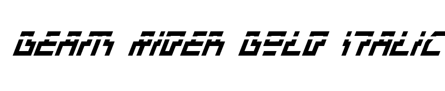 Beam Rider Bold Italic Laser