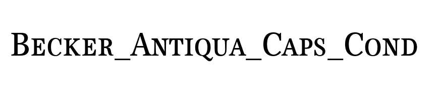 Becker_Antiqua_Caps_Cond