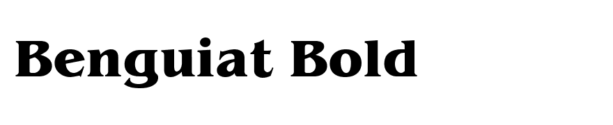 Benguiat Bold