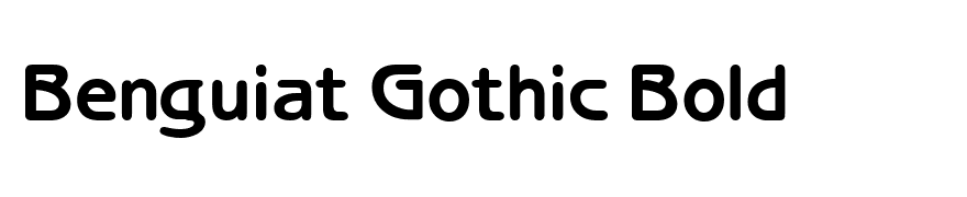 Benguiat Gothic Bold