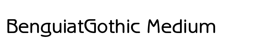 BenguiatGothic Medium