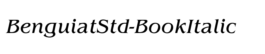 BenguiatStd-BookItalic